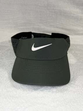 Nike Dri-FIT Perforated Golf Visor Green Adjustable One Size